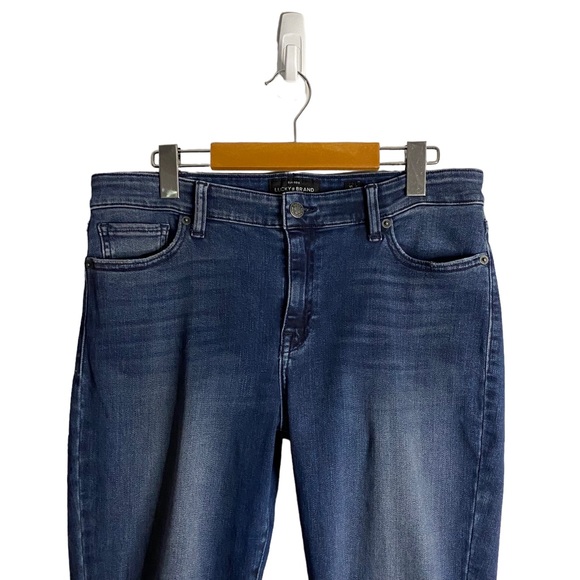 Lucky Brand Women's Ava Super Skinny Distressed Hem Jeans - Picture 2 of 12